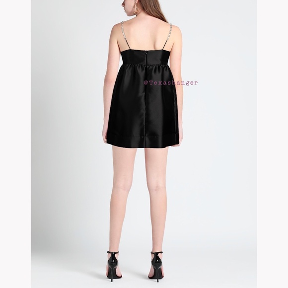 NWT Sandro Ambre Babydoll Dress Size 6 Noir - Picture 9 of 16